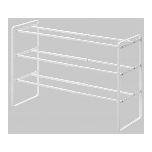 Scaffale bianco regolabile a 3 livelli Maebashi - YAMAZAKI-image-4