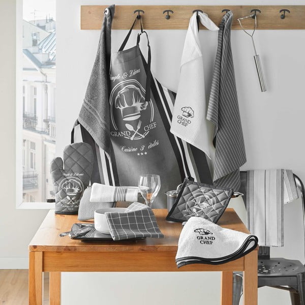 Guanto da forno in cotone Grand Chef – douceur d'intérieur-image-1