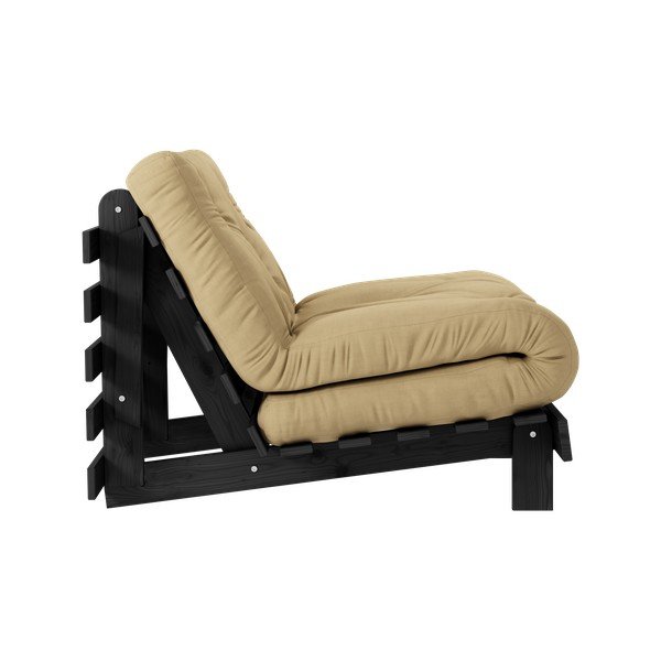 Sedia in colore senape Roots Black Night - Karup Design-image-4