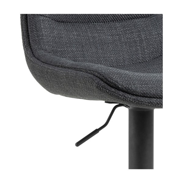 Sgabello da bar grigio con altezza regolabile (altezza seduta 65 cm) Adisa - Actona-image-4