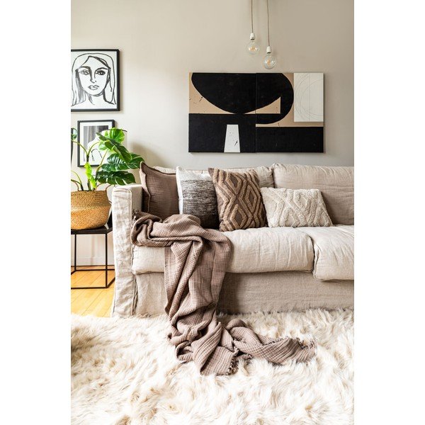 Coperta di cotone 130x160 cm Suzette - Tiseco Home Studio-image-2