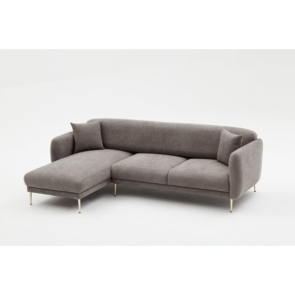 Divano angolare grigio (con penisola a sinistra/con chaise lounge) Simena – Balcab Home-image-1