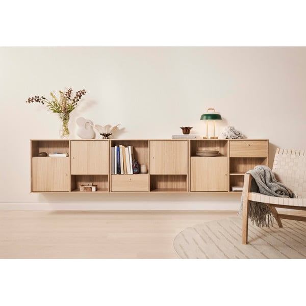 Cassettiera bassa in rovere 267x61 cm Mistral - Hammel Furniture-image-1