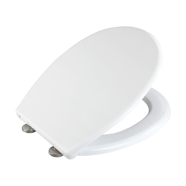 Sedile del wc in acciaio inox bianco Vorno - Wenko-image-3