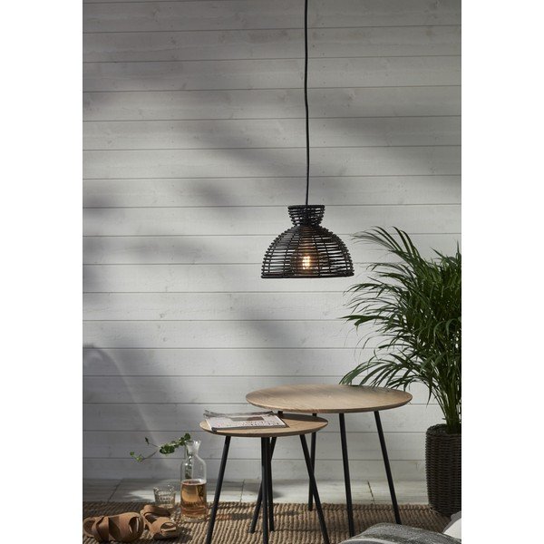 Paralume nero da esterno per plafoniera , ø 26 cm Runde - Star Trading-image-3