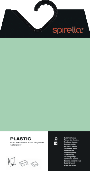 Tenda per doccia 180x200 cm Bio – Spirella-image-2