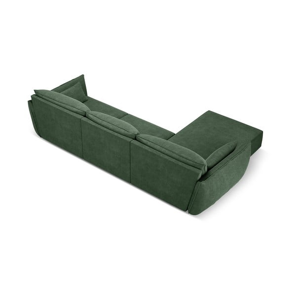 Divano angolare verde scuro (angolo sinistro) Vanda - Mazzini Sofas-image-3