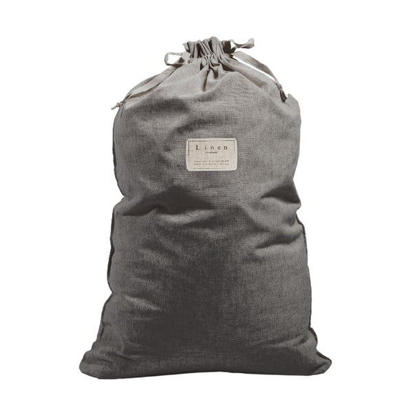 Sacco per biancheria in lino Borsa Cool Grey, altezza 75 cm - Really Nice Things