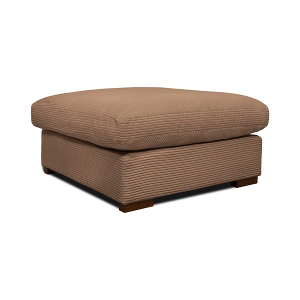 Sgabello in velluto a coste marrone chiaro Comfy - Scandic