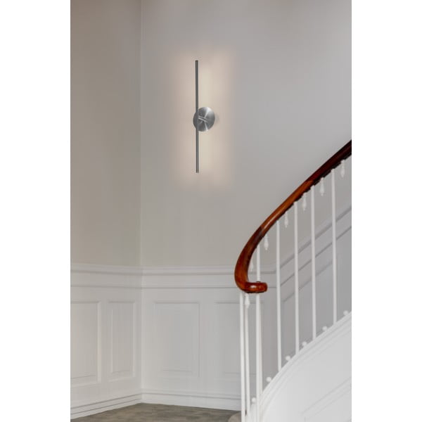 Lampada da parete LED argentata in metallo con intensità regolabile Omni Wall – UMAGE-image-1