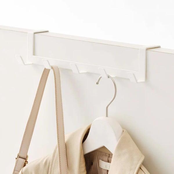 Appendiabiti in metallo bianco 30 cm Tower - YAMAZAKI-image-3