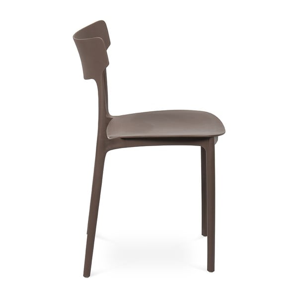 Sedia da esterno marrone in plastica Biá – Bonami Essentials-image-4