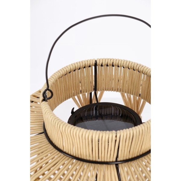 Lanterna a LED di colore naturale con alimentazione a pannelli solari (altezza totale 29 cm) Nikhita – Yes Everyday-image-1