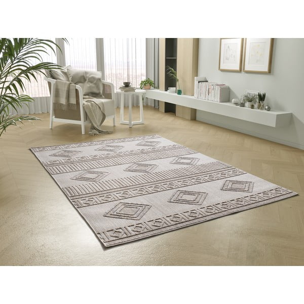 Tappeto beige 77x150 cm Element - Universal-image-1