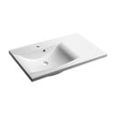 Lavabo bianco in composito minerale 90x48 cm Luciola – Sapho