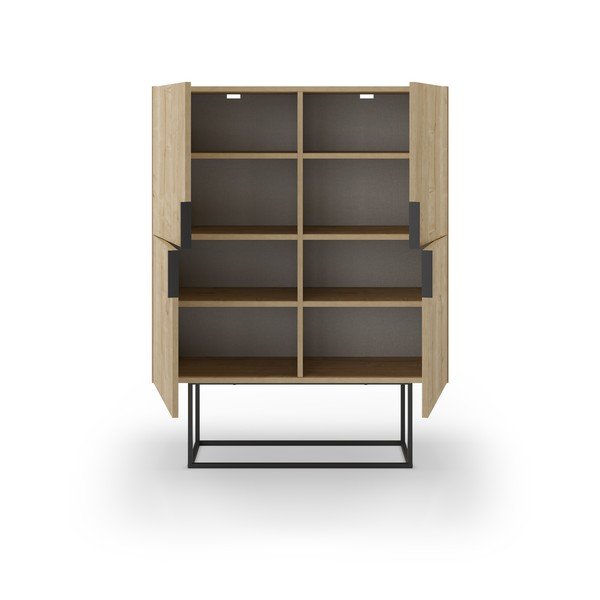 Mobile in rovere decorato in colore naturale 100x130 cm Titan - Marckeric-image-3