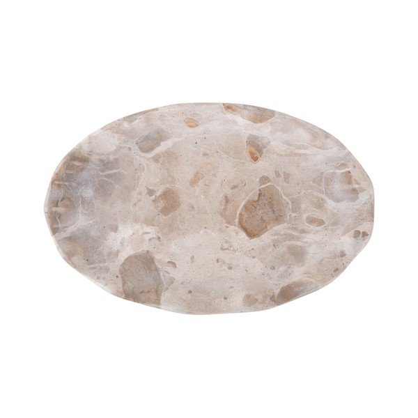 Vassoio decorativo in marmo 14x21 cm Waved - PT LIVING-image-2