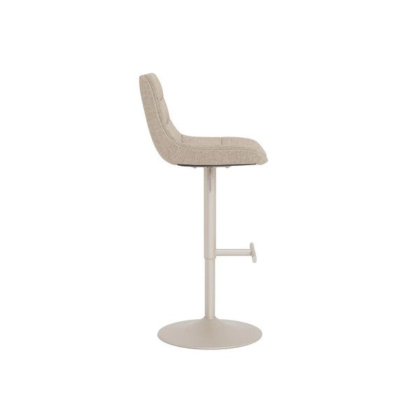 Set di sbagelli da bar beige imbottito con altezza regolabile/girevoli 2 pz (altezza della seduta 65 cm) Adisa – Actona-image-3