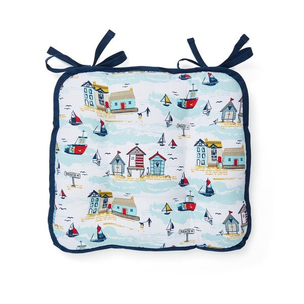 Cuscino di seduta in cotone, 34 x 36 cm Beside the Seaside - Cooksmart ®