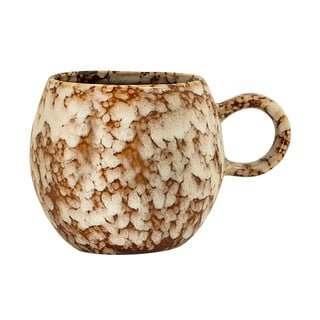 Tazza in gres marrone e bianco, 275 ml Paula - Bloomingville