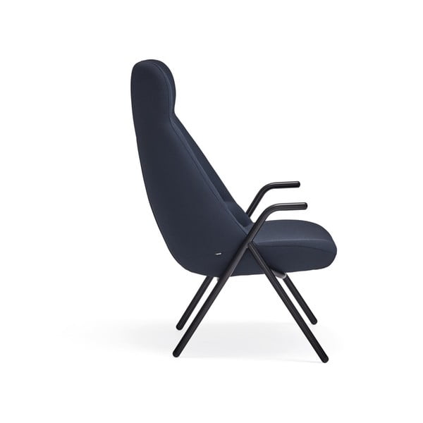 Poltrona blu scuro, altezza 114 cm Dins - Teulat-image-3