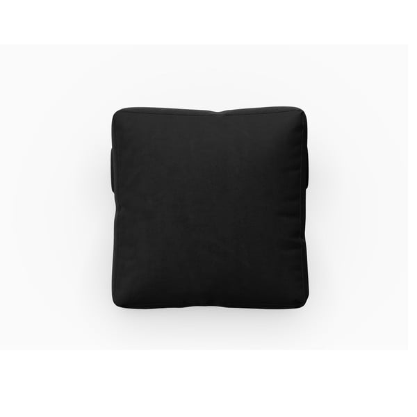 Cuscino in velluto nero per divano componibile Rome Velvet - Cosmopolitan Design-image-1