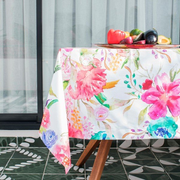 Tovaglia di cotone Basic , 225 x 150 cm Pink Bloom - Happy Friday-image-1