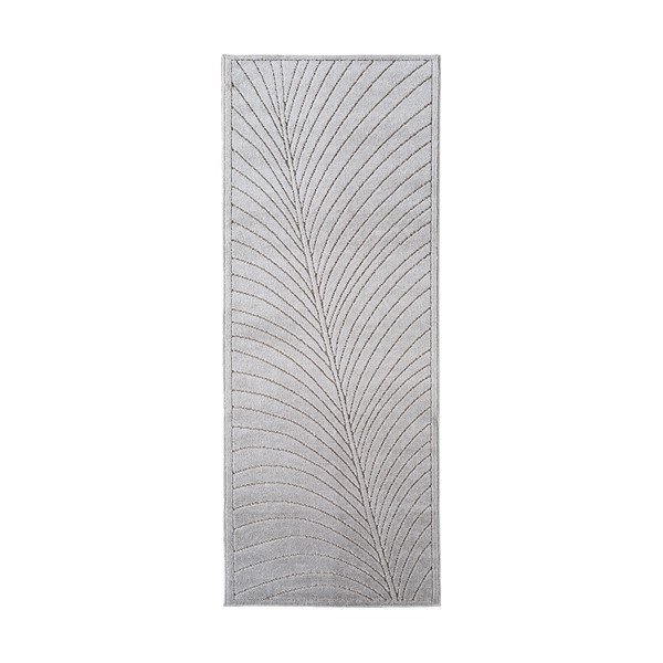 Passatoia da interno ed esterno argentata 80x250 cm Nova 1204 – Ayyildiz Carpets