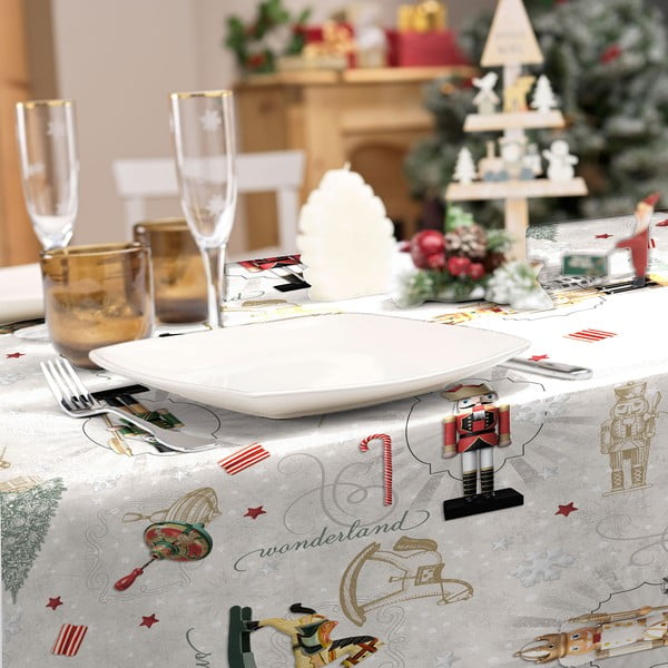 Tovaglia a tema Natale 150x300 cm Leopold – douceur d'intérieur-image-2