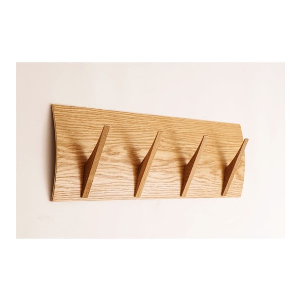 Scaffale da parete in legno massiccio Rack Oak Large Naki - Woodman