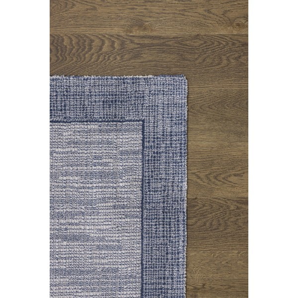 Tappeto in lana blu scuro 200x300 cm Linea - Agnella-image-3