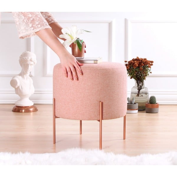 Sgabello rosa chiaro Copper - Artie-image-3