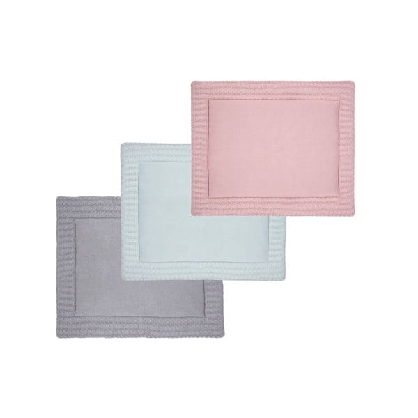 Tappeto da gioco in cotone rosa, 70 x 90 cm - Kindsgut-image-4