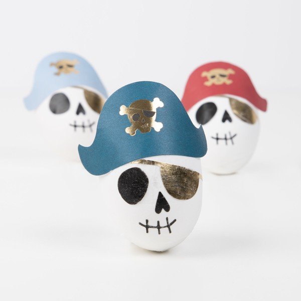 Accessori per feste in set da 3 pezzi Pirate Skulls Surprise Balls - Meri Meri-image-4