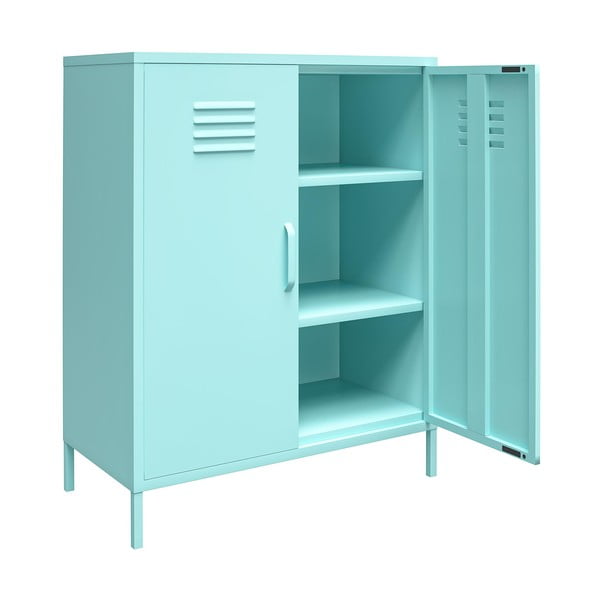 Mobile in metallo azzurro 80x102 cm Cache - Novogratz-image-4