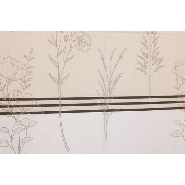 Biancheria da letto singola in cotone beige Renforcé 140x200 cm Pine - Mijolnir-image-3