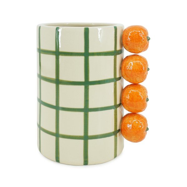 Vaso in ceramica (altezza totale 20 cm) Zeyra – Yes Everyday