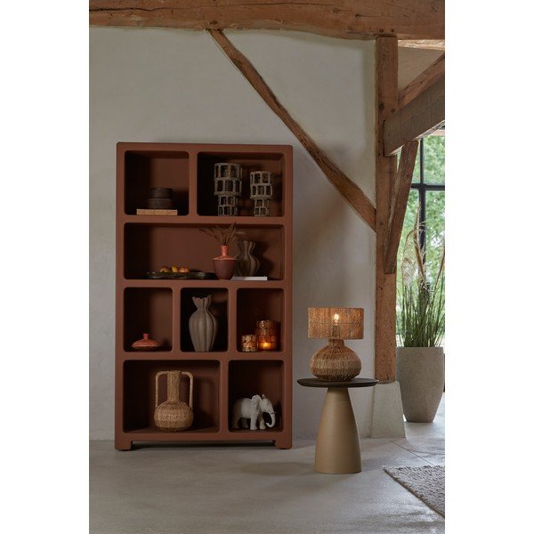 Scaffale color terracotta 110x190x35 cm Nahua – Light & Living-image-1