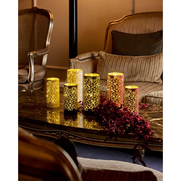 Decorazione leggera bordeaux ø 7 cm Frida - Sirius-image-1