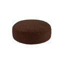 Pouf per bambini marrone scuro con rivestimento in bouclé Warm Hazel – Wigiwama