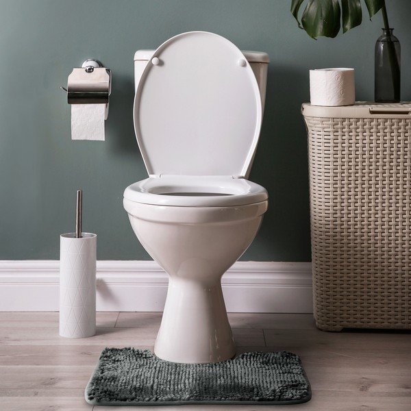 Set di 2 tappetini da bagno grigio scuro Bati - AmeliaHome-image-4