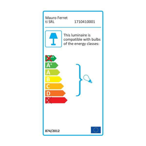 Lampada da tavolo bianca con design Glam dorato Flush - Mauro Ferretti-image-2