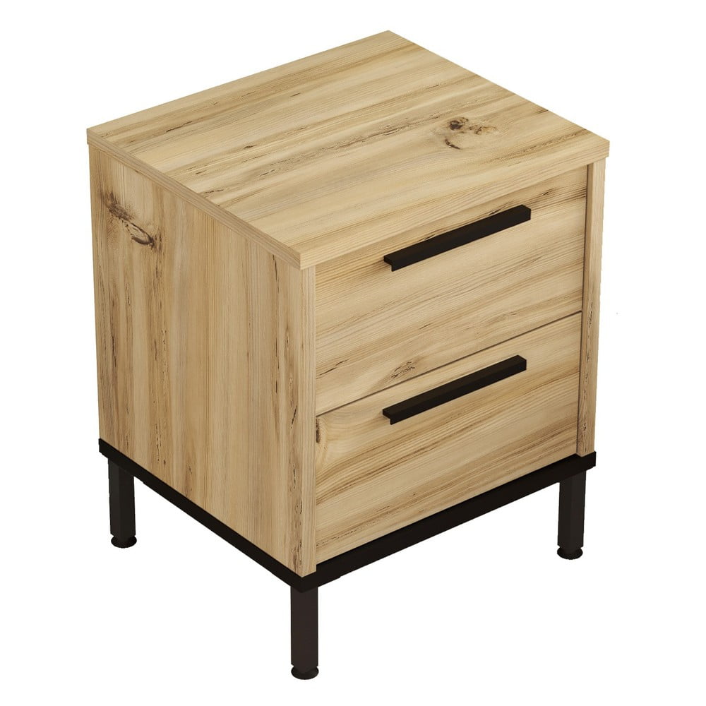 Comodino in colore naturale Signor - Kalune Design | Comodini