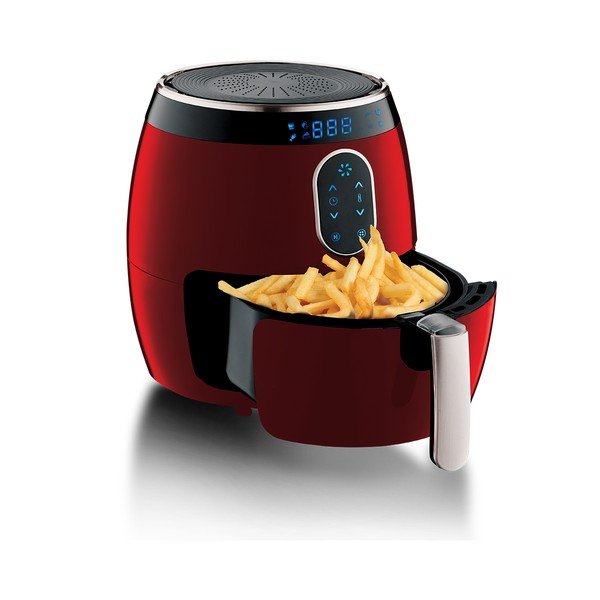 Friggitrice ad aria rossa Burgundy Metallic Line - BerlingerHaus-image-2