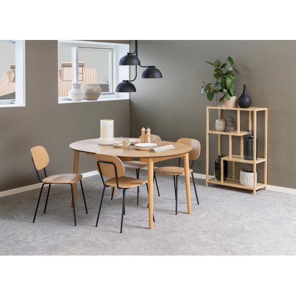 Libreria in bambù colore naturale 77x114 cm Moso - Actona-image-1