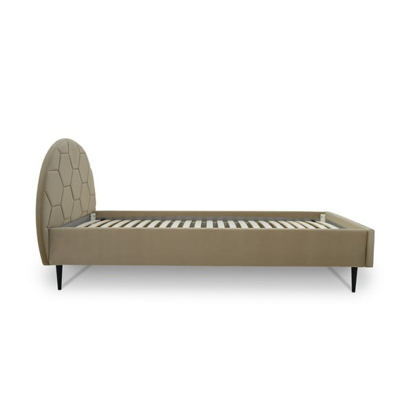 Letto per bambini beige con contenitore 90x200 cm Mercury - Scandic-image-4