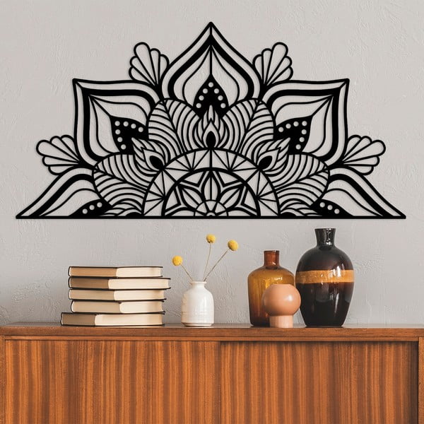 Decorazione murale in metallo 118x59 cm Mandala - Wallity-image-1