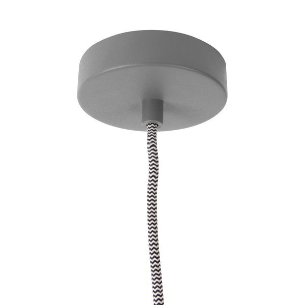 Lampada a sospensione grigia, altezza 14,5 cm Slender - Leitmotiv-image-1