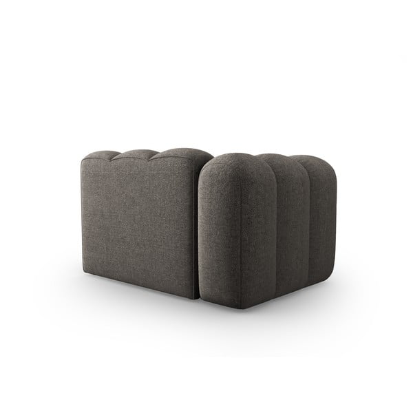 Divano componibile in grigio scuro (con penisola a sinistra) Lupine – Micadoni Home-image-3