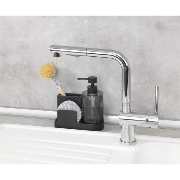 Supporto per detersivo nero in poliresina Pina – Wenko-image-1